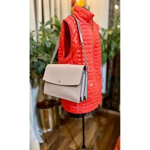 ♦️AUTHENTIC TORY BURCH GREY ROBINSON AND SUEDE ALEXA CROSSBODY